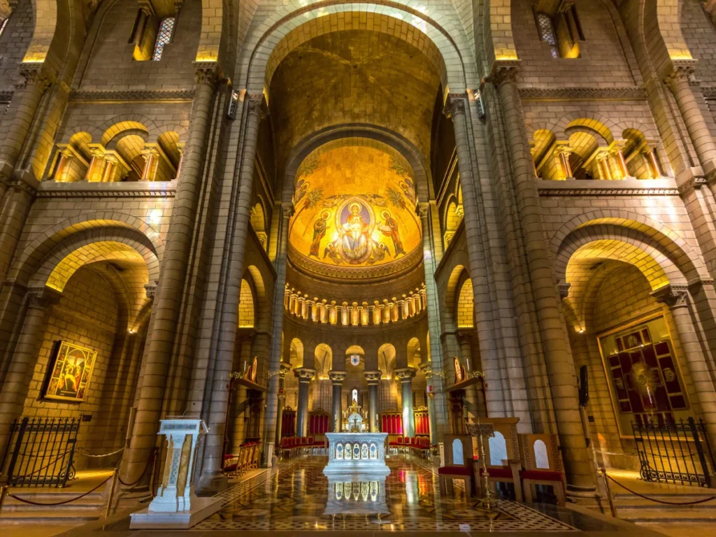 Beautiful Saint Nicholas Cathedral Interior in Monaco