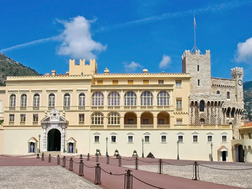 Magnificent building of Princes Palace in Monaco