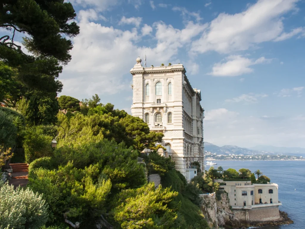 View of Oceanographic Institute in Monaco